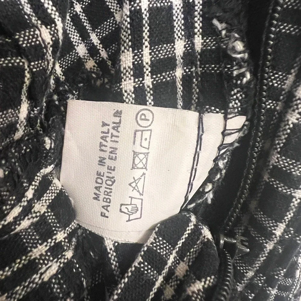 Brandy Melville Plaid Black and White Pants, ‎ Women's One Size (XS/S)